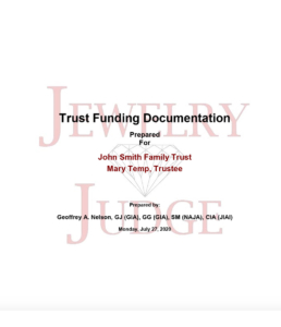Trust Funding Documentation