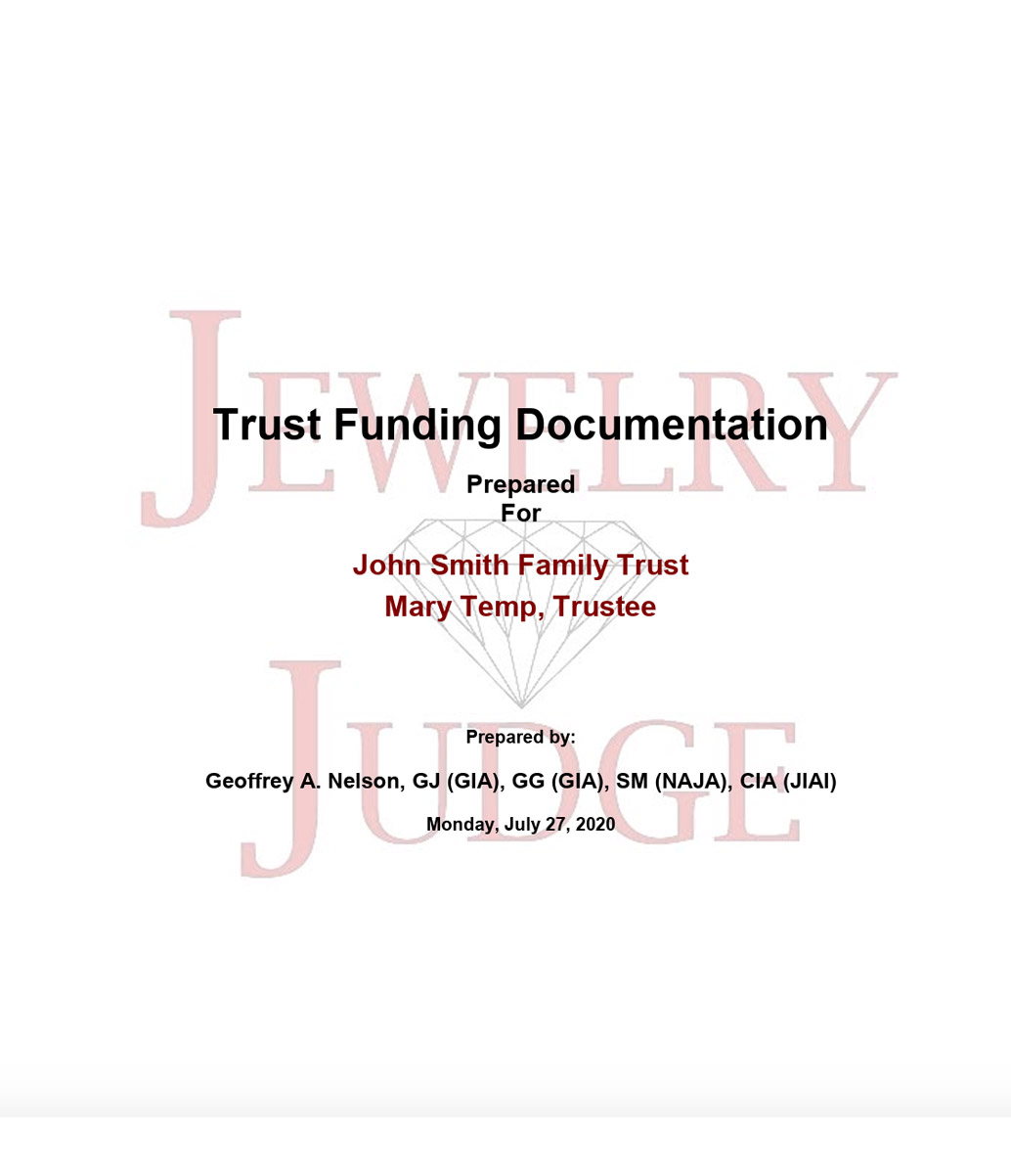Trust Funding Documentation